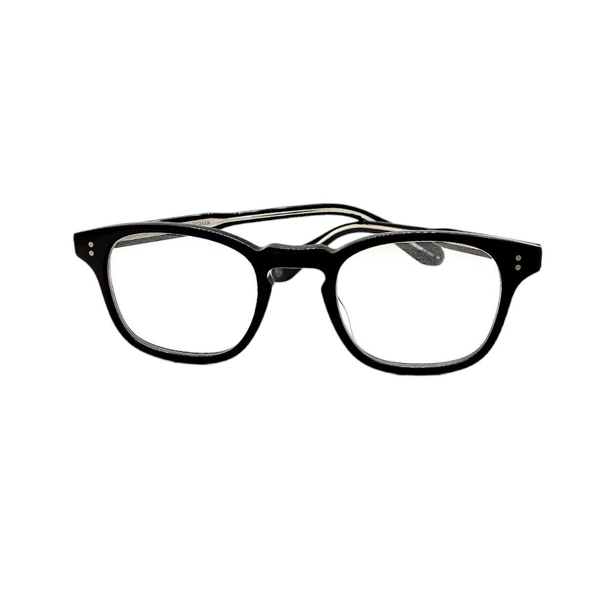 Garrett Leight Thornton Eyeglasses BK Black Size 46