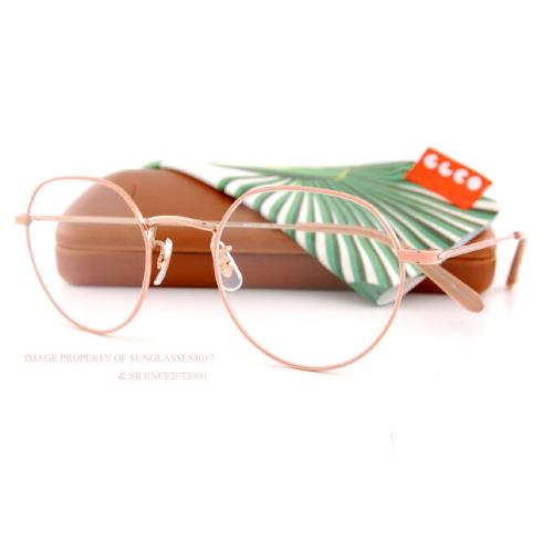 Garrett Leight Eyeglass Frames Robson 48 Rose Gold-dove 3042-48-RG-DV Women