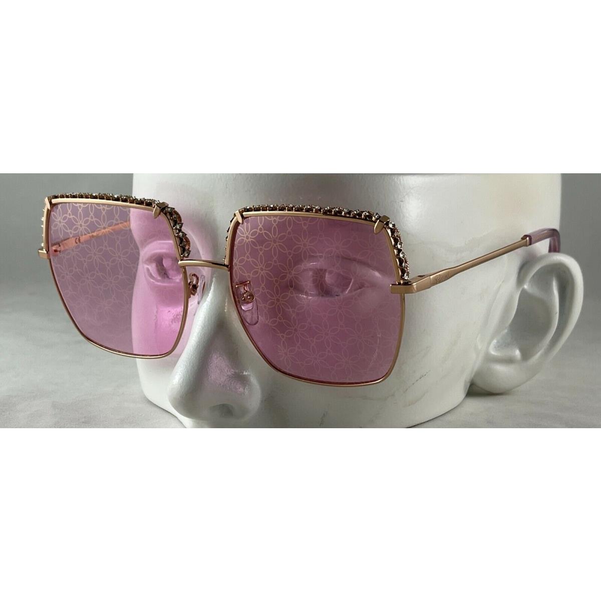 Chopard SCHF12S 8FCF Gold/pink Decor Mirror Sunglasses 59-18-140