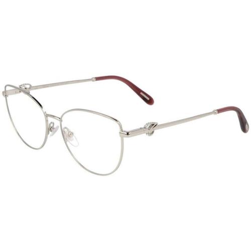 Chopard Eyeglasses VCHF51S 0579 Shiny Palladium Silver / Clear Lens 54X16X140