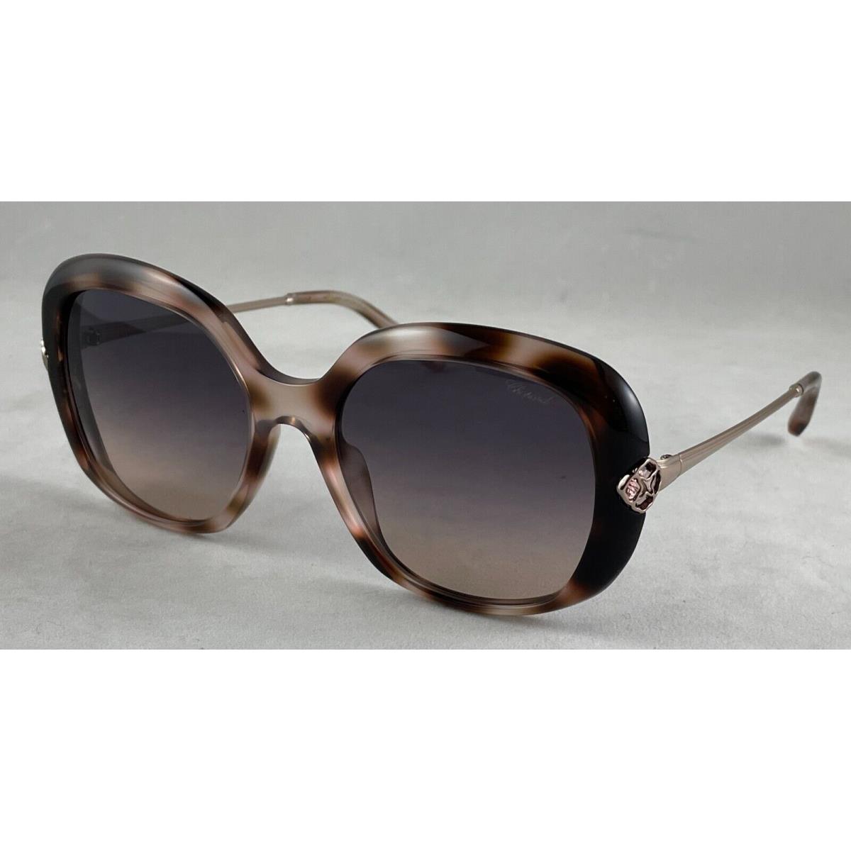 Chopard SCH314S Sch 314S 0ALD Gold/brown W/crystals Sunglasses 57-19-135