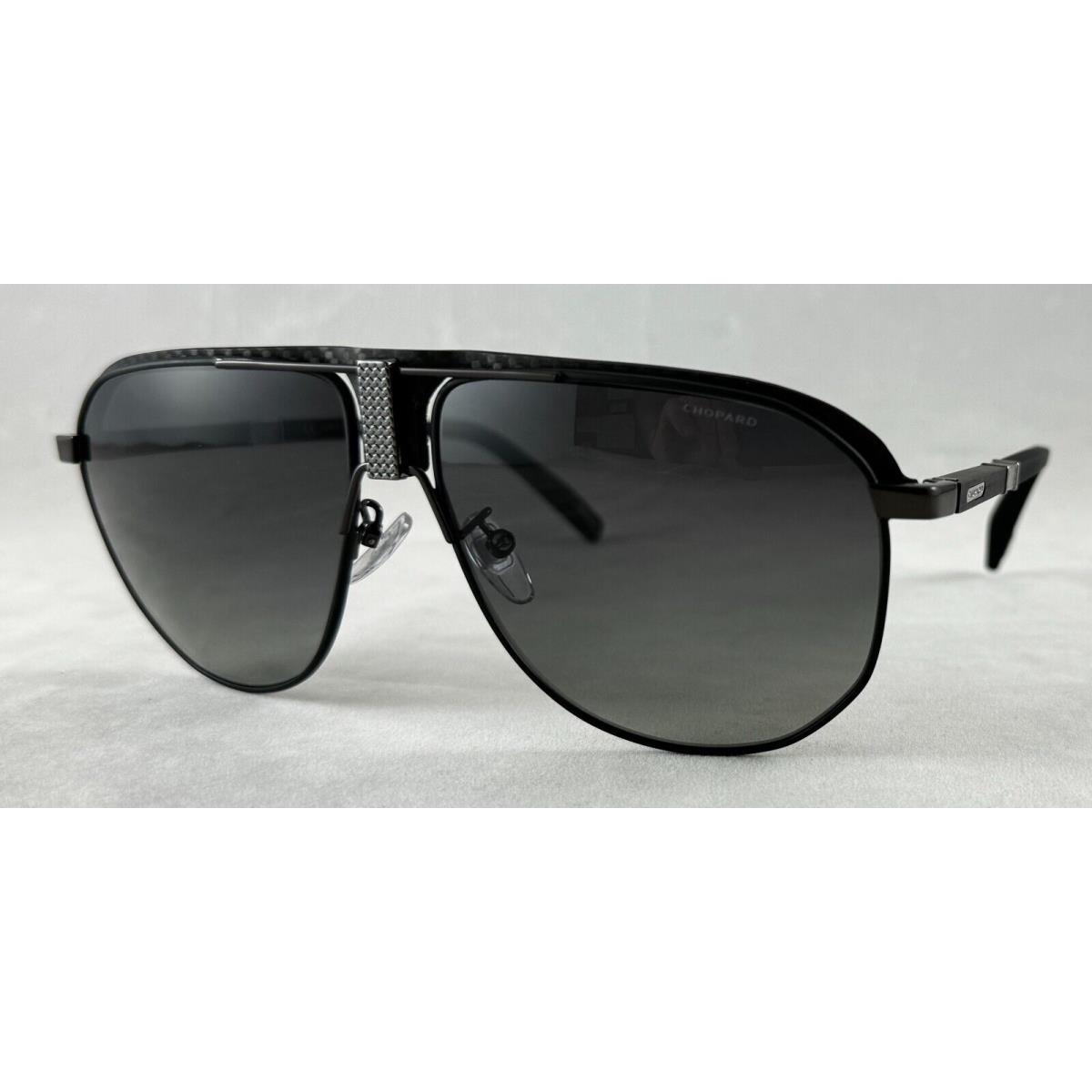 Chopard Carbon Fiber SCHF82 K56P Black Polarized Sunglasses 62-13-145