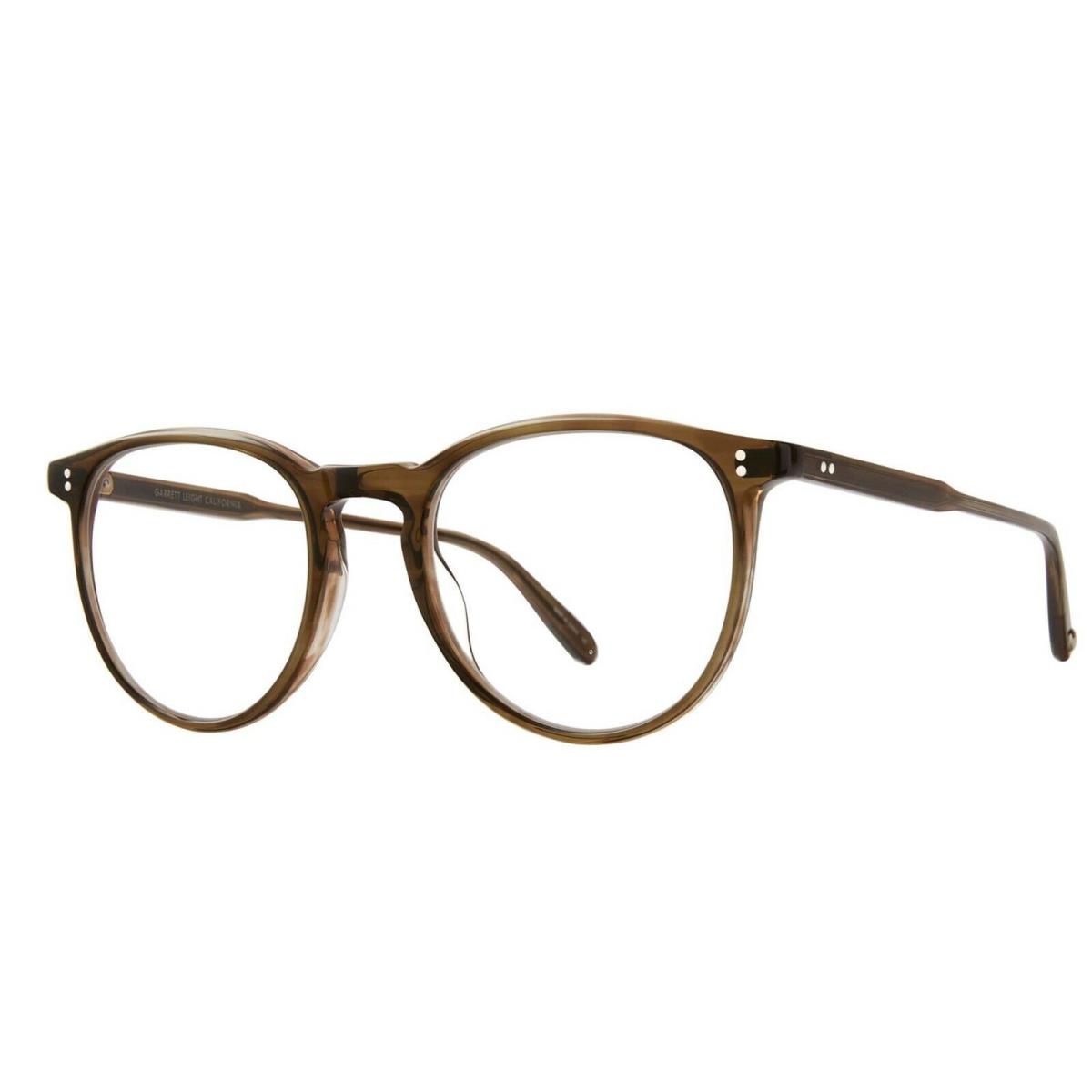 Garrett Leight Rennie Olive Tortoise OT A Eyeglasses