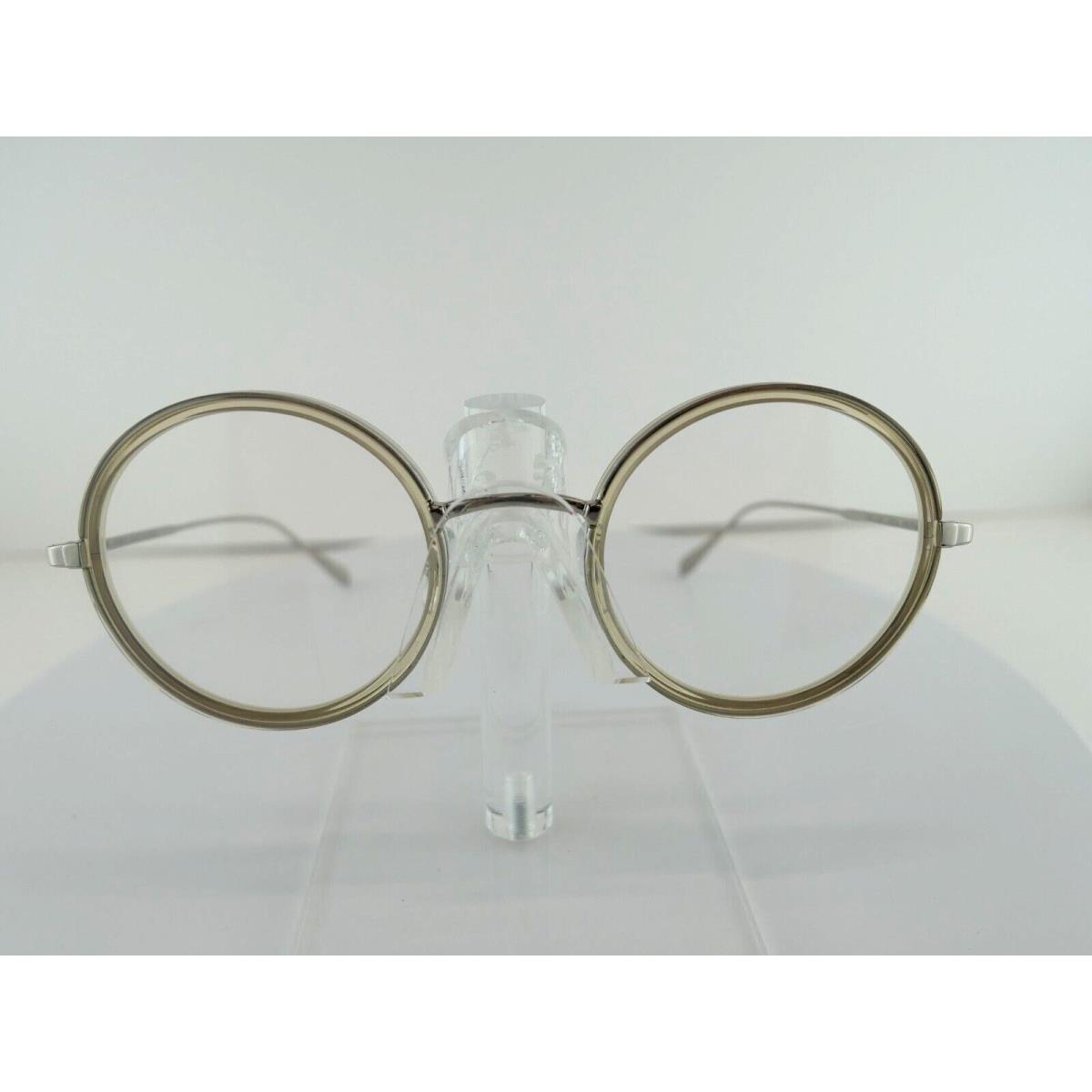 Garrett Leight Glco Playa Lucite / Silver 48-24-145 Eyeglass Frames