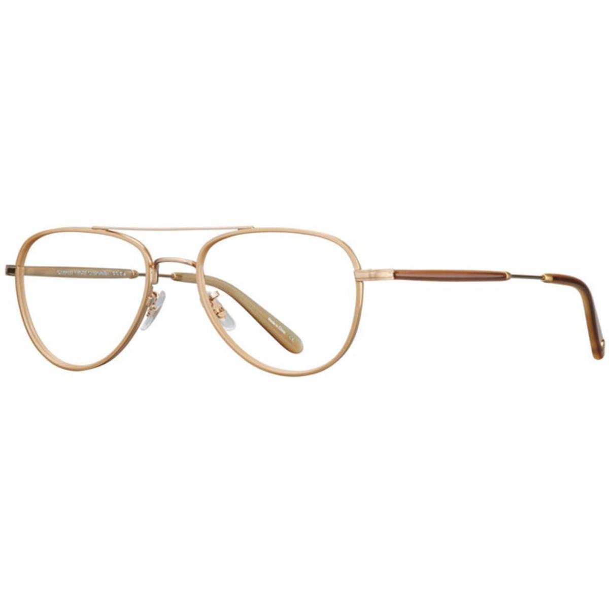 Garrett Leight Unisex Eyeglasses Aviator Garrett Leight Linnie 3020-51 Plbge-mg