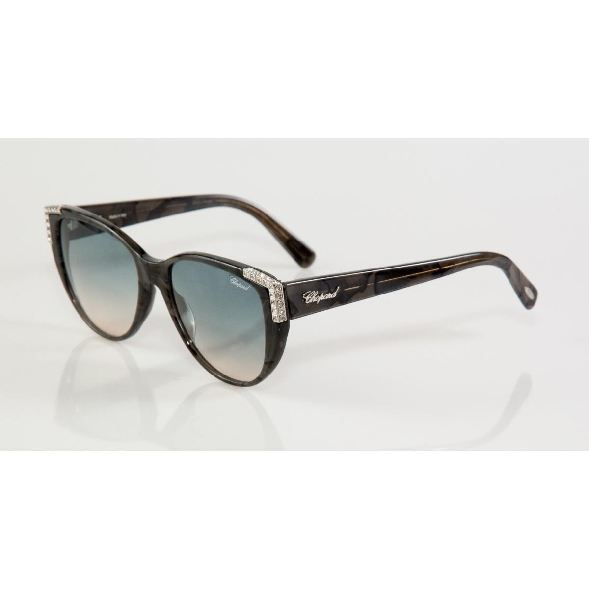 Chopard SCH105S Sch 105S 09AY Black Grey w/ Grey Gradient Sunglasses 55-17-140