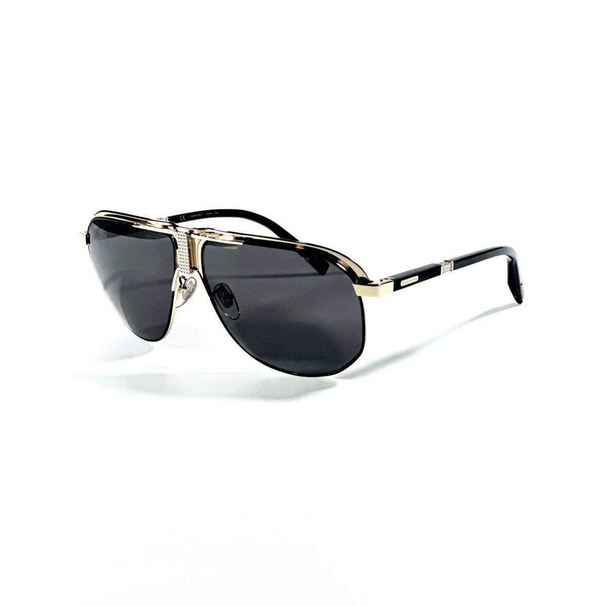 Chopard SCHF82 301P Polarized Lenses Carbon Fiber Sunglasses - Frame: Gold, Lens: Gray