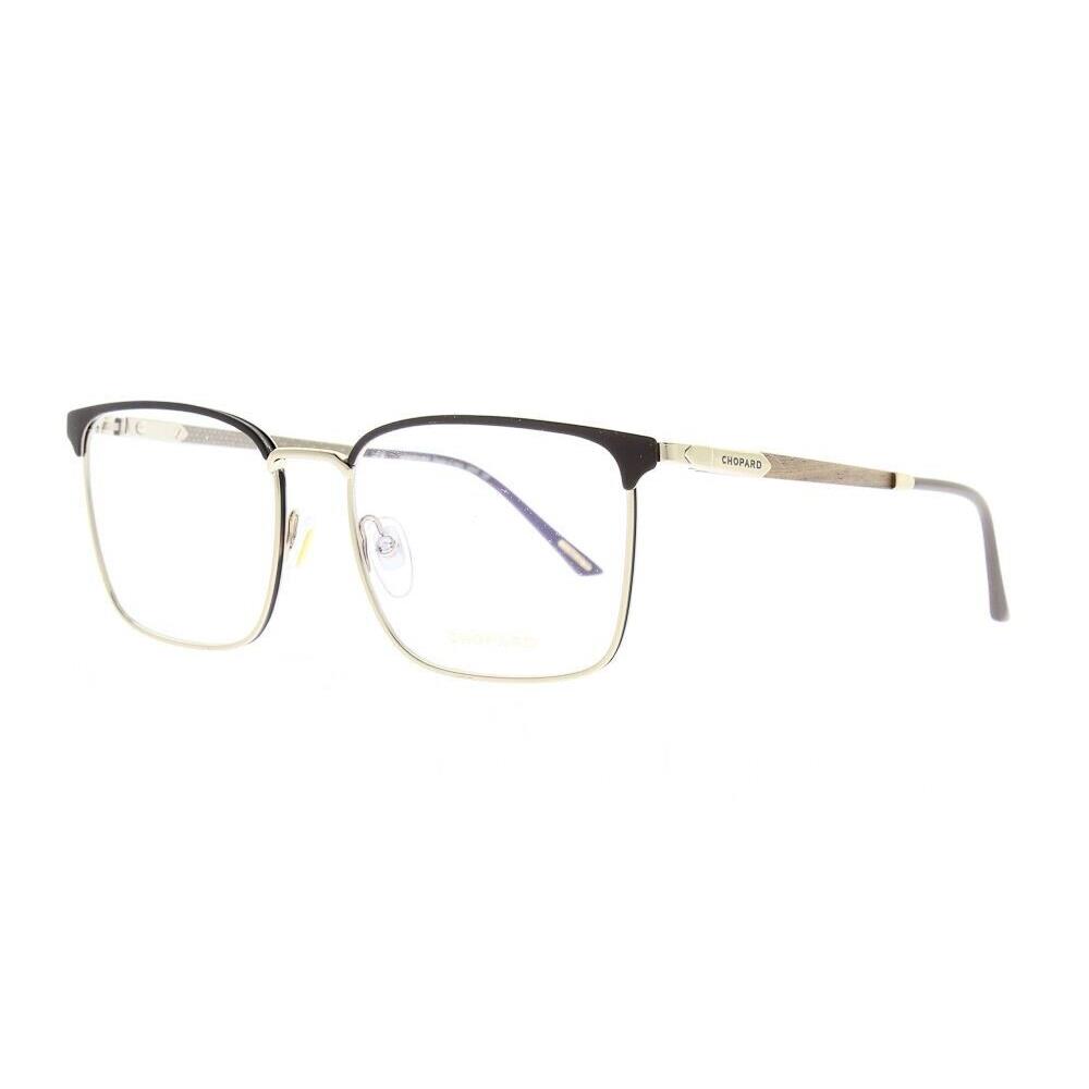 Chopard Eyeglasses VCHG06 02A8 Glossy Grey Gold / Clear Lens 52mm