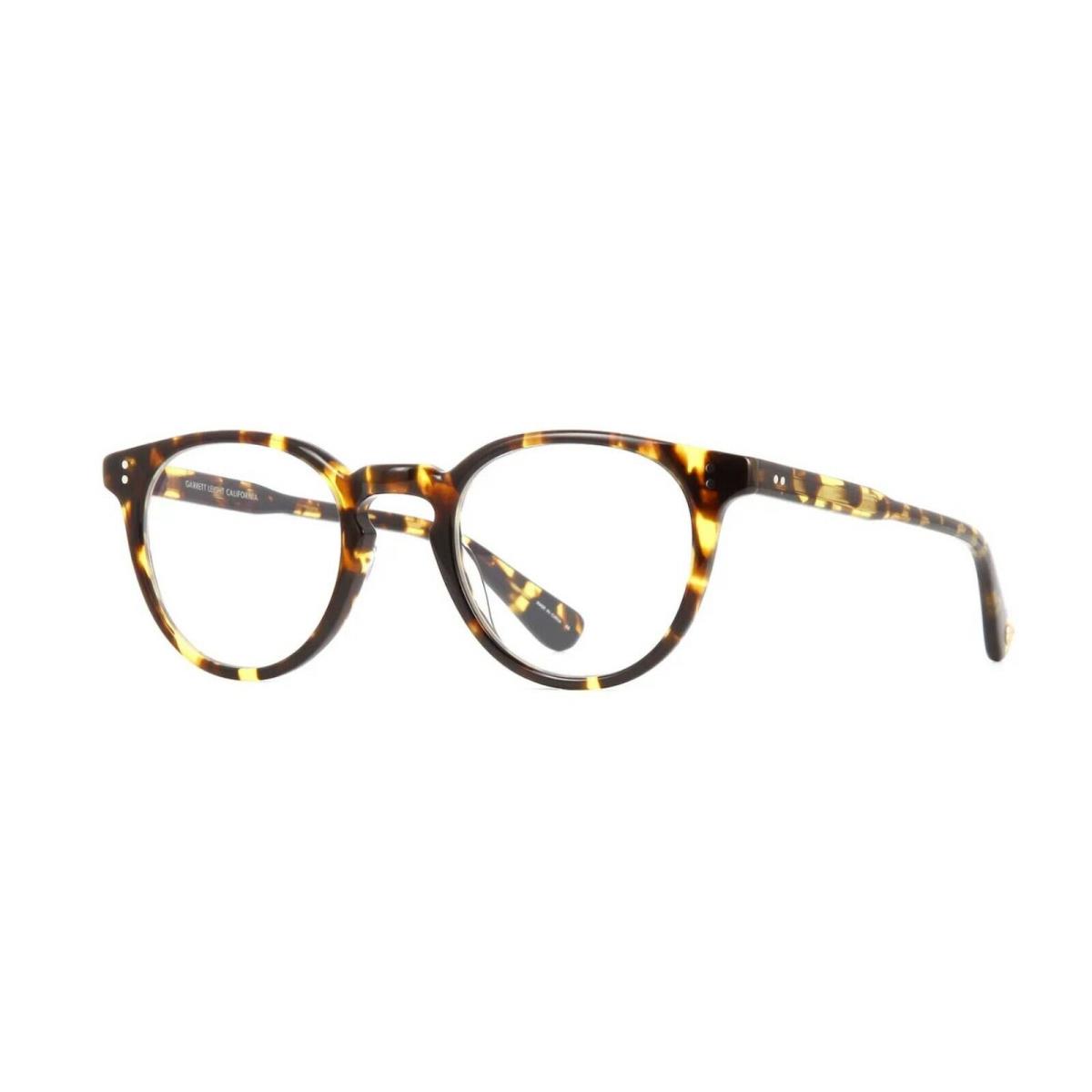 Garrett Leight Clement Tuscan Tortoise Tut Eyeglasses - Frame: Tuscan Tortoise