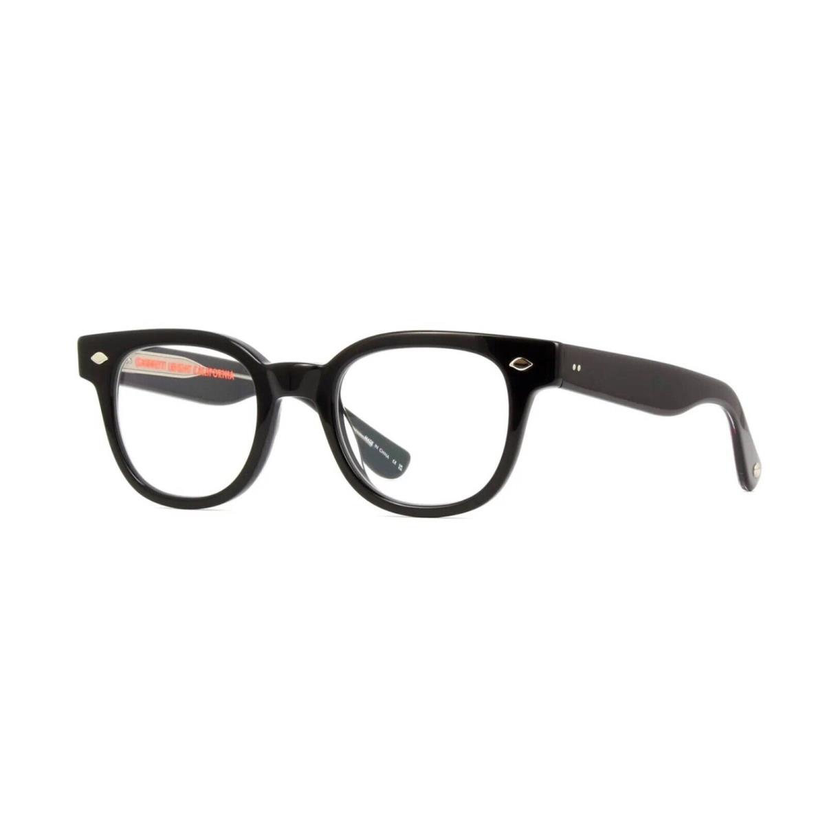 Garrett Leight Canter Bio Black Bio-bk Eyeglasses - Frame: Bio Black