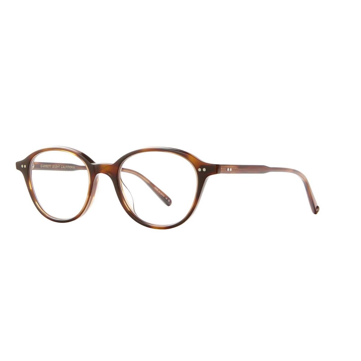 Garrett Leight Franklin Spotted Brown Shell Spbrnsh Eyeglasses