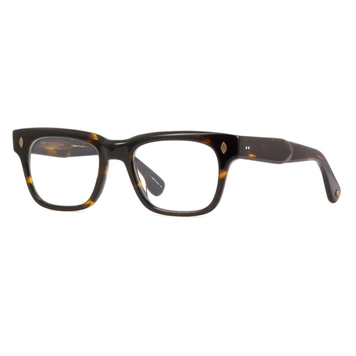 Garrett Leight Troubadour Eyeglasses Coft Coffee Tortoise Size 49