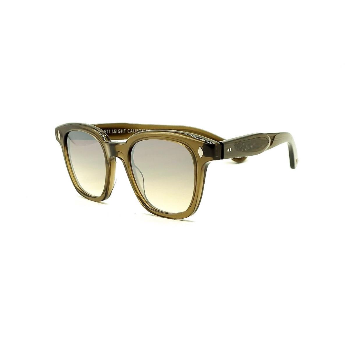 Garrett Leight Broadway Sunglasses Olio/oliver Layered Mirror Lenses Size 49