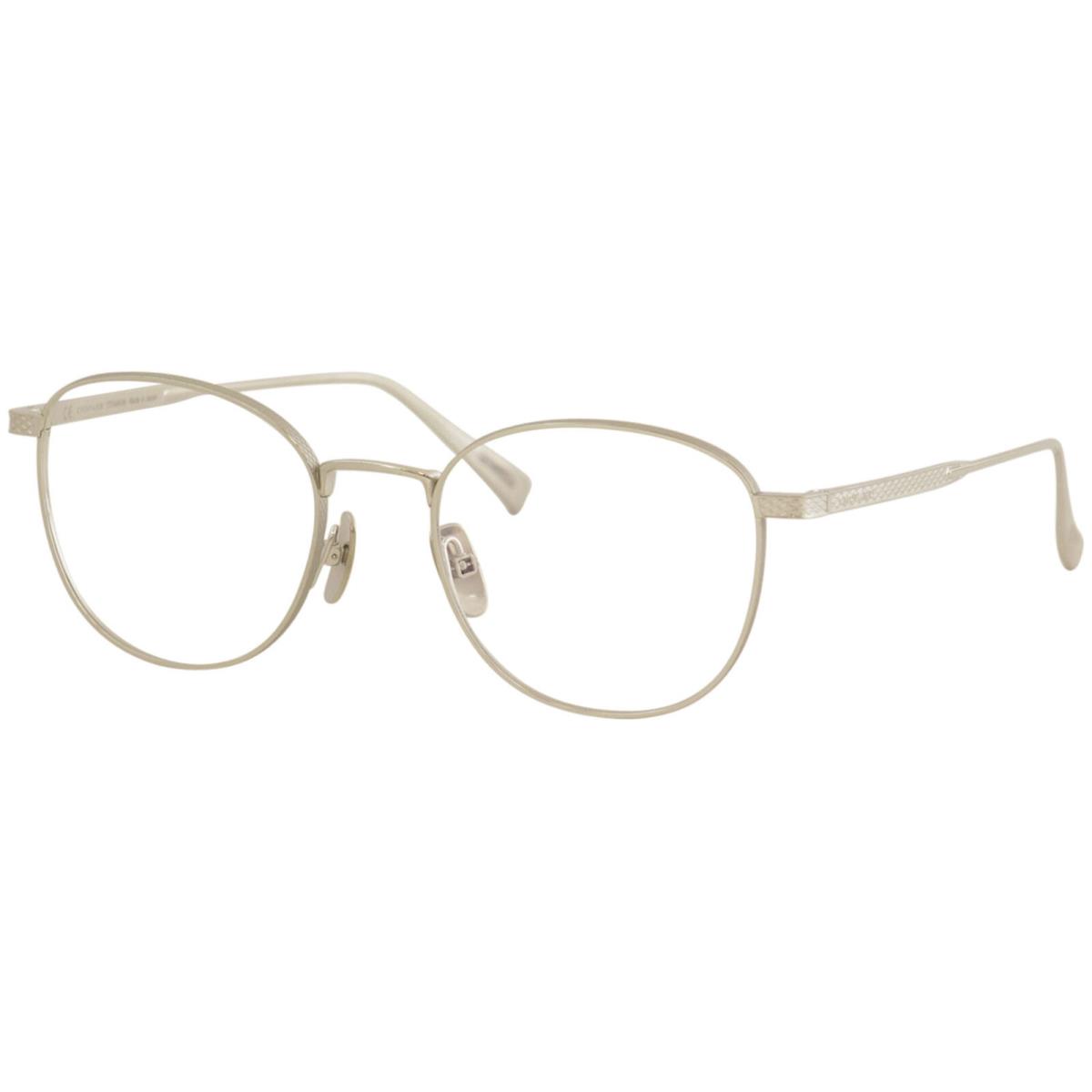 Chopard Men`s Eyeglasses VCHC55 VCHC/55 0589 Silver Full Rim Optical Frame 52mm