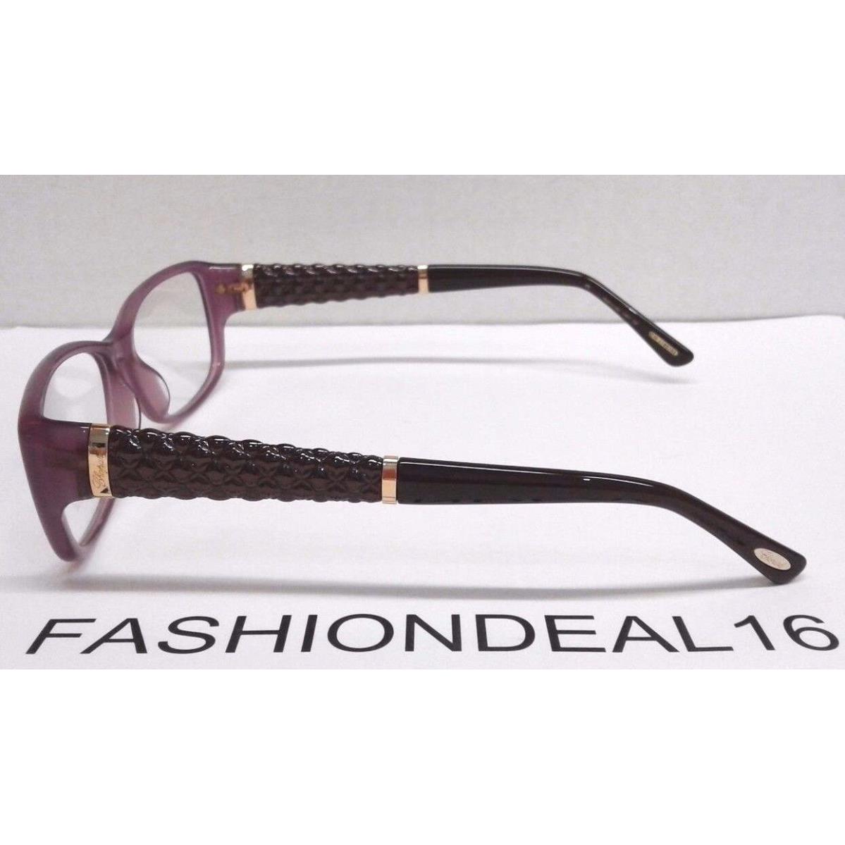 Chopard W/tags Purple Rose 23KT GP VCH119 0903 55mm Eyeglasses