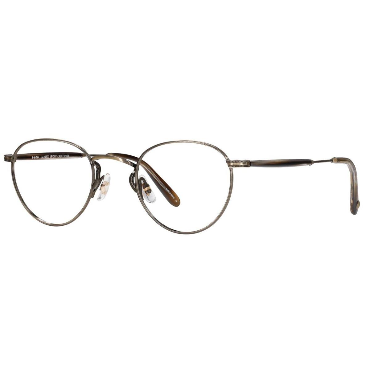 Garrett Leight Walgrove M Brushed Gold Khaki Tortoise Bg-kht Eyeglasses