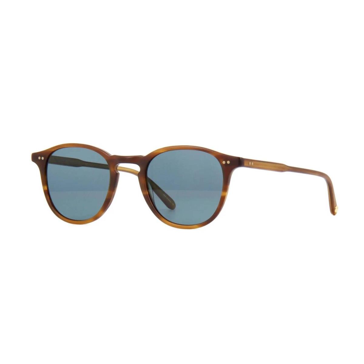 Garrett Leight Hampton Sun Matte Saddle Tortoise/semi Flat Blue Smoke Sunglasses