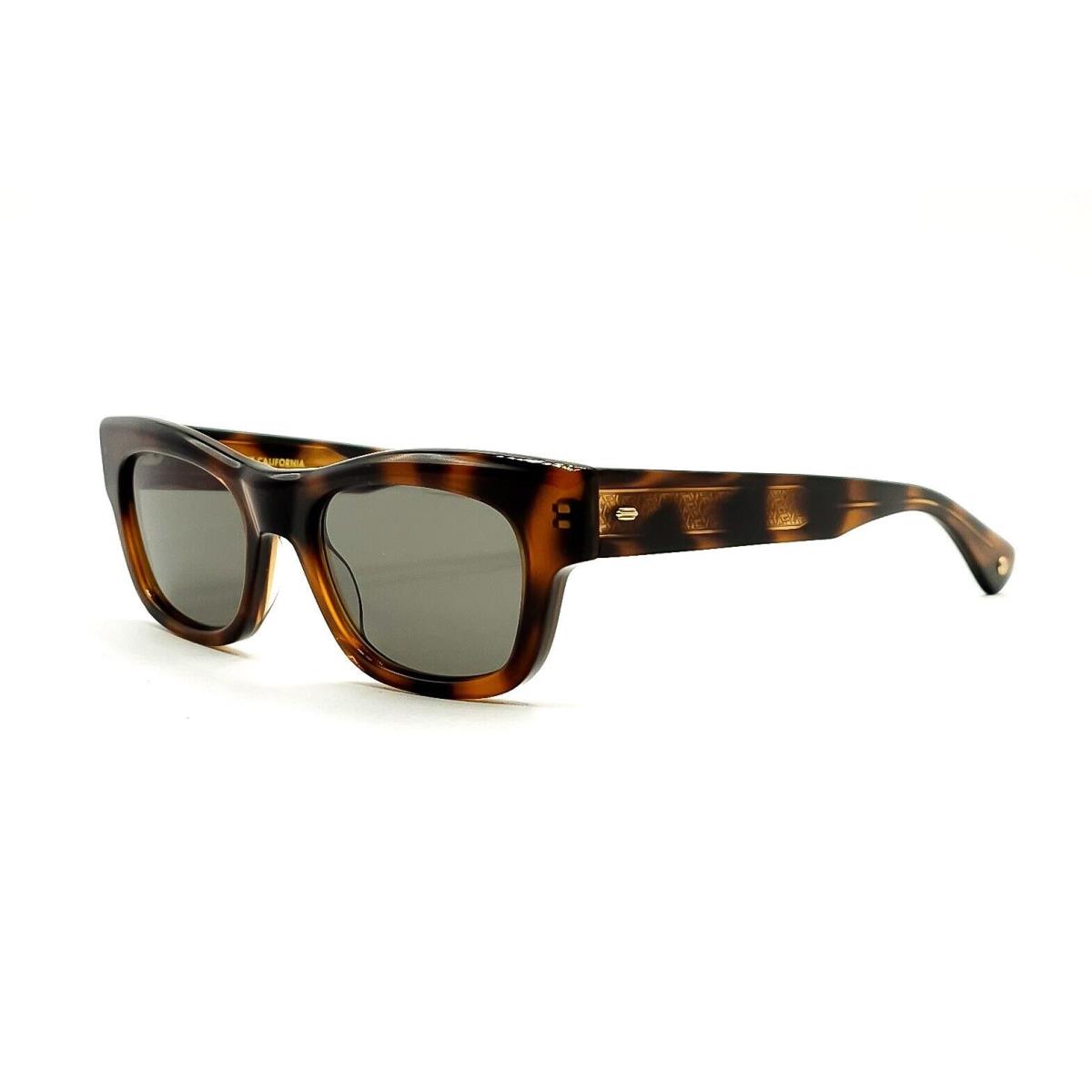 Garrett Leight Woz Sunglasses Spotted Brown Shell/ G-15 Lenses Size 49