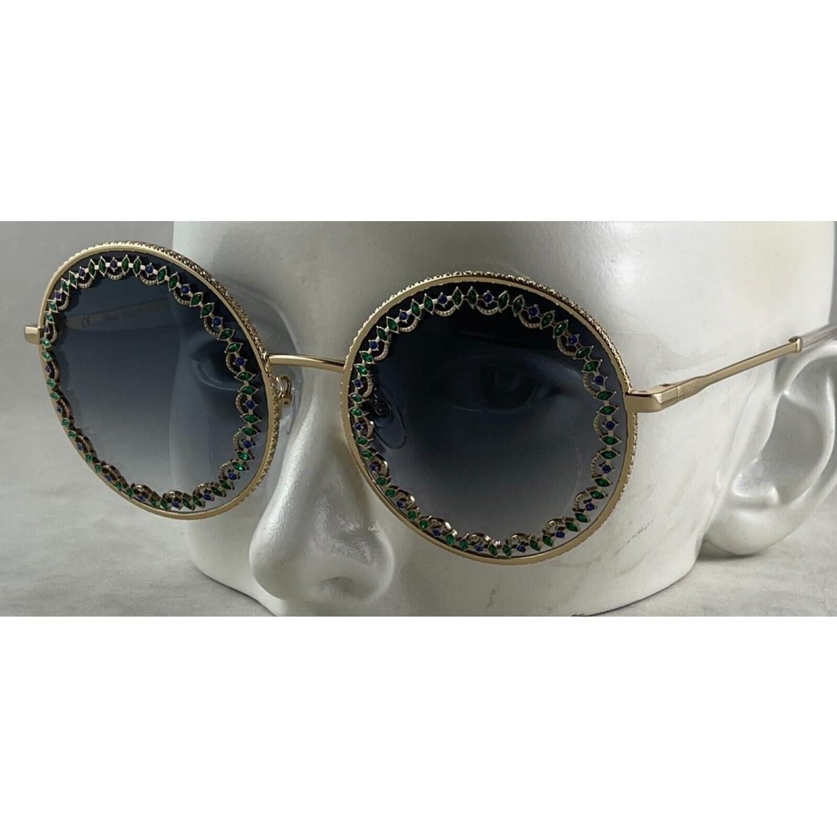 Chopard SCHF11S Schf 11S 300 Gold/blue W/crystals Sunglasses 60-18-140