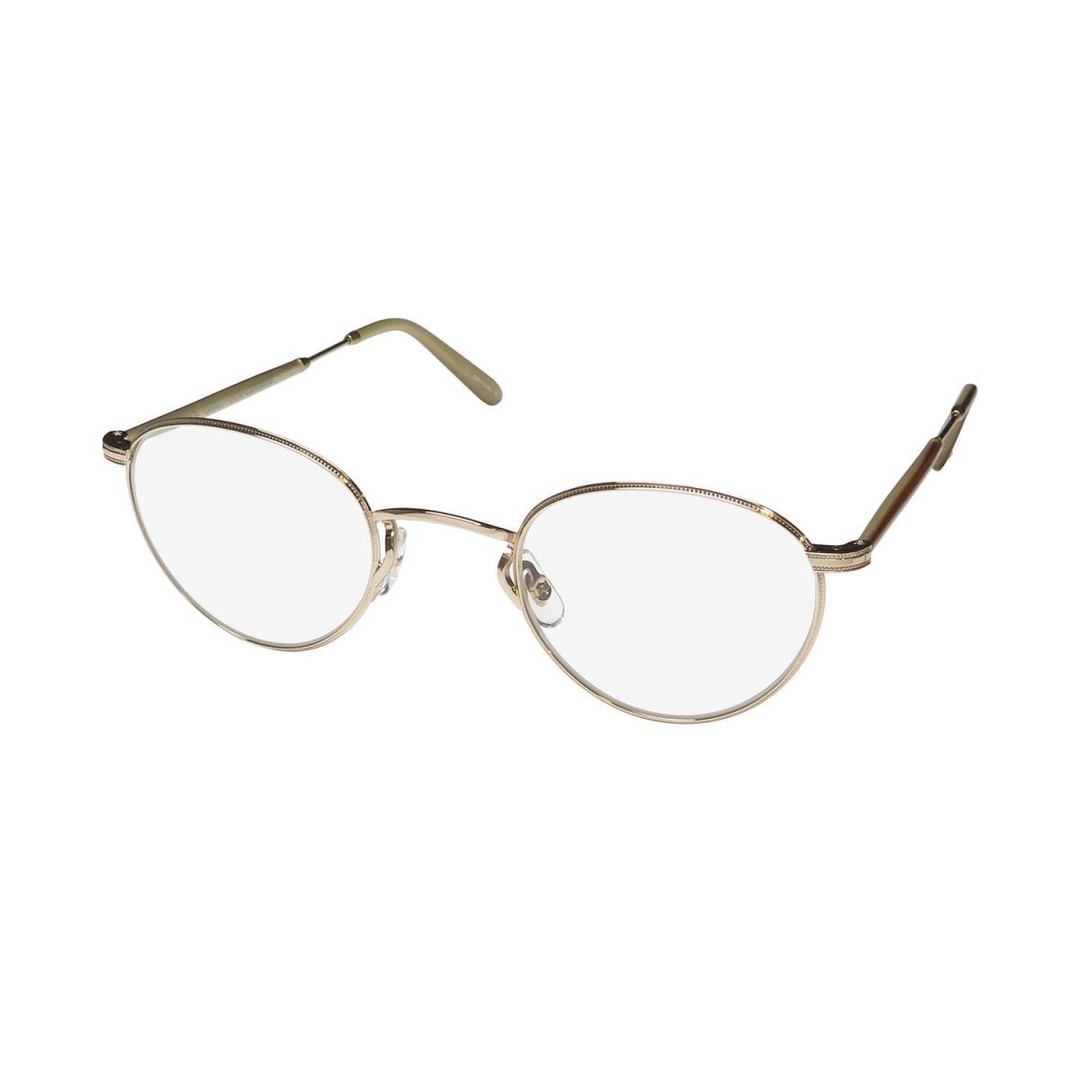 Garrett Leight Walgrove M Eyeglasses G-cl Gold Womens Metal Plastic