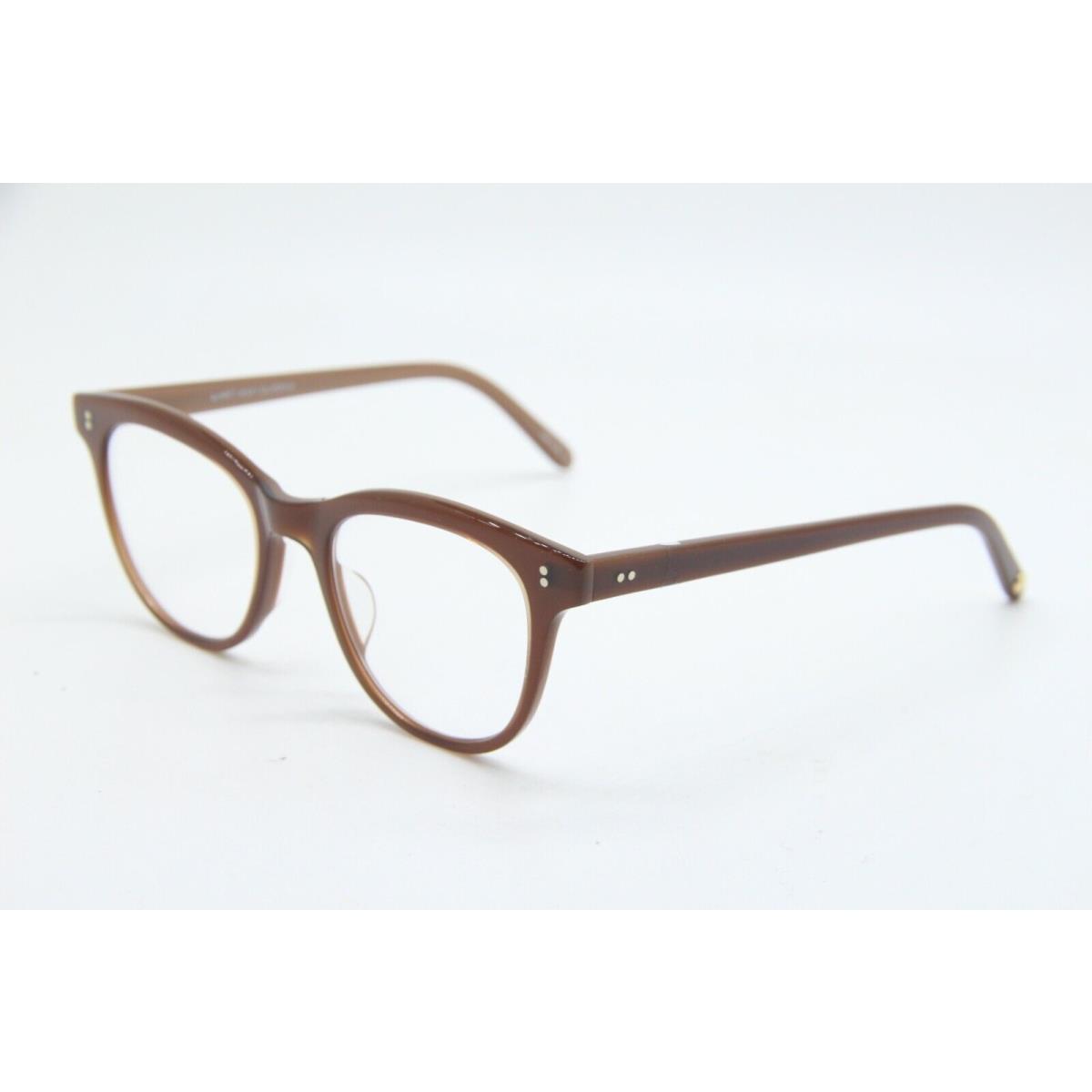 Garrett Leight California Loyola TI Brown Eyeglasses 47-21 W/case