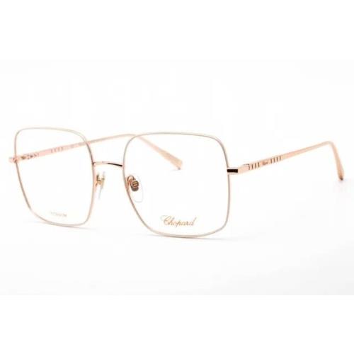 Chopard Eyeglasses VCHF49M 0357 Shiny Rose Gold / Clear Lens 55X18X135