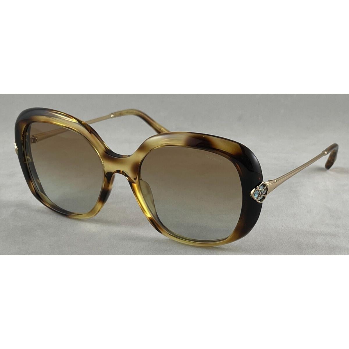 Chopard SCH314S Sch 314S 0ALE Gold/tortoise W/crystals Sunglasses 57-19-135