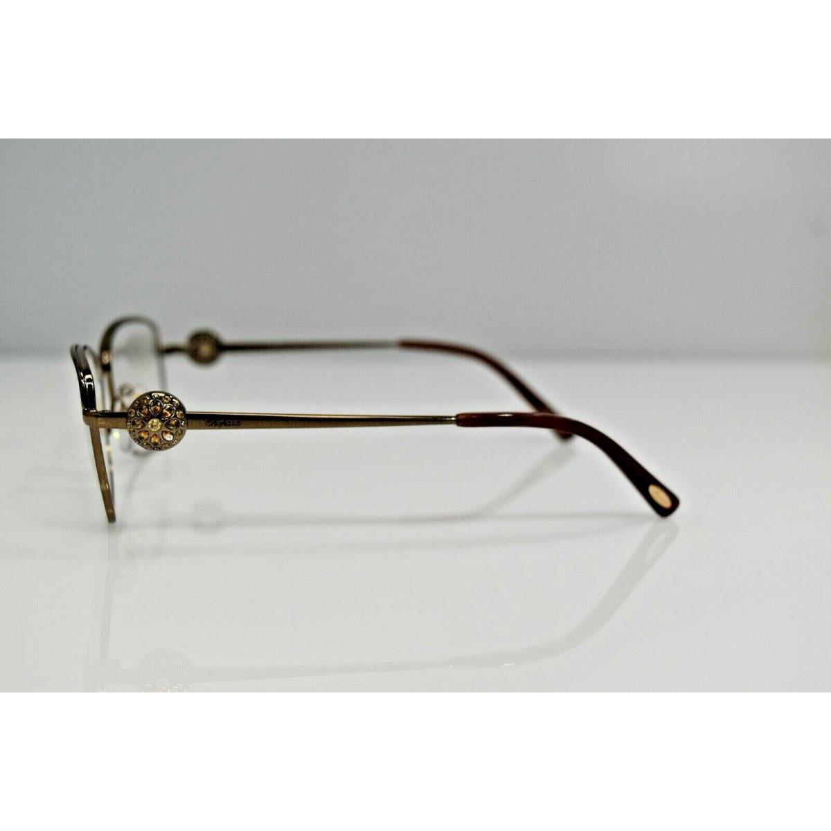 Chopard Brown 23KT GP Crystals VCHA94S 0R80 55-15-135 Eyeglasses