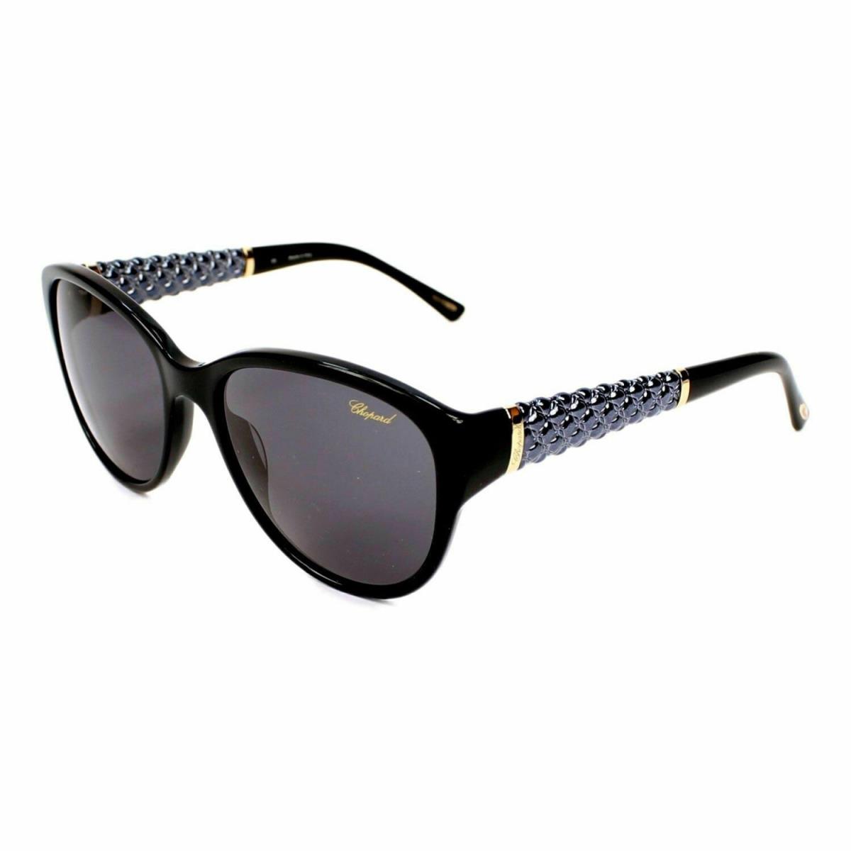 Chopard Ladies Butterfly Sunglasses sch127 0700 Black Gold/grey with Case