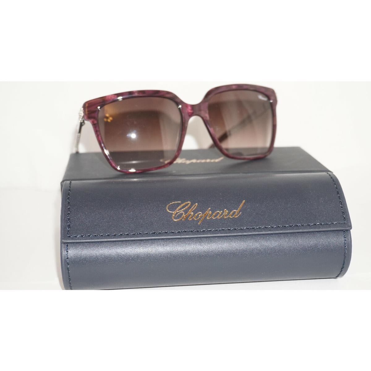 Chopard Sunglasses Purple Silver Brown SCH208S 0VAA 56 18 130