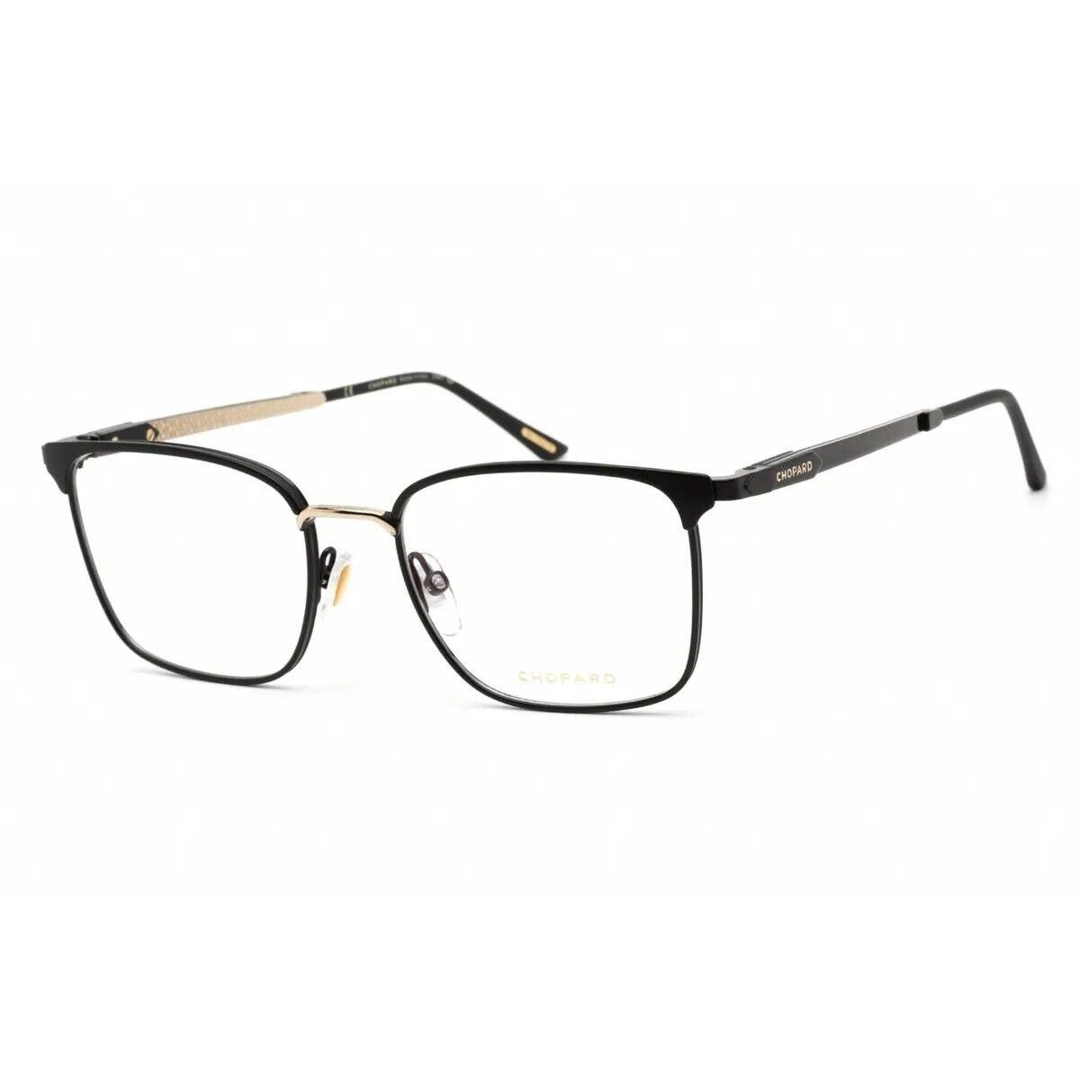 Chopard Eyeglasses VCHG06 0305 Black with Shiny Gold /clear Demo Lens 52mm