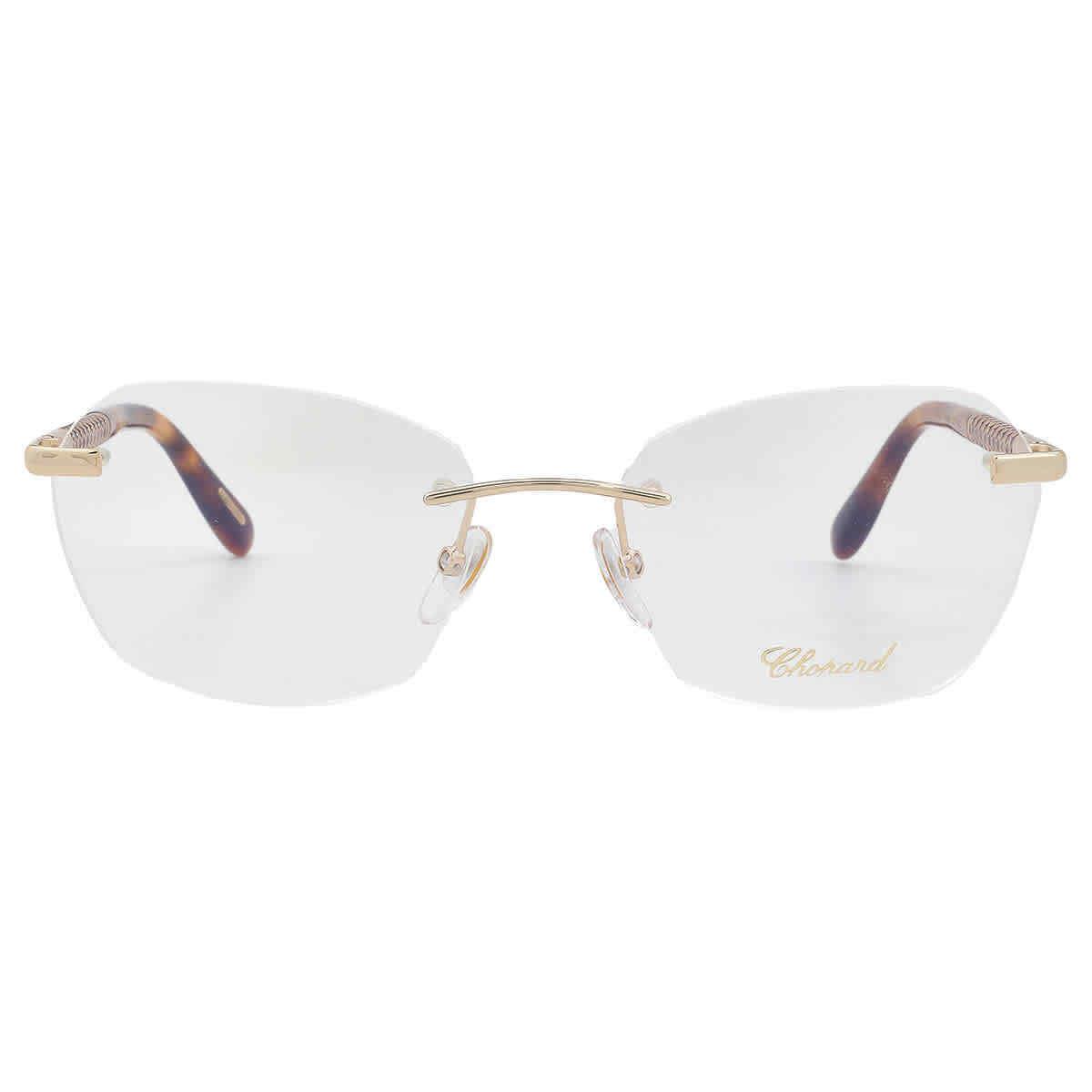 Chopard Demo Oval Ladies Eyeglasses VCHF47 300Y 56 VCHF47 300Y 56