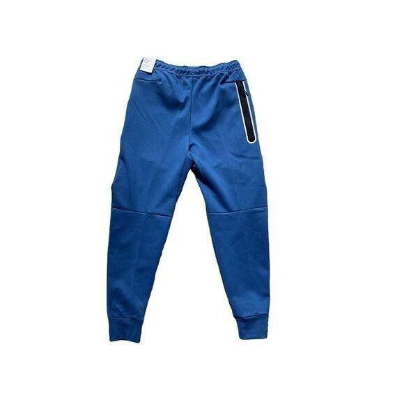 Nike Tech Fleece Pants Brushed Joggers Blue Mens Large DD4804 476