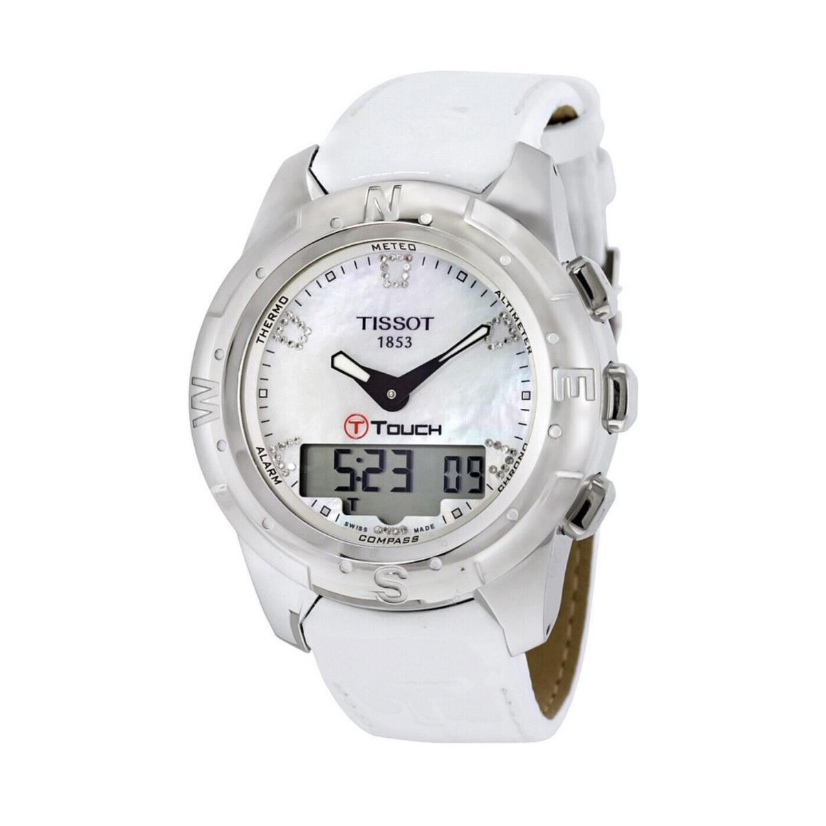 Tissot T-touch II Titanium Digital Analog Women`s Watch T047.220.46.116.00