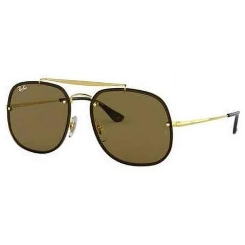 Ray Ban Blaze The General Gold Arista Dark Brown Sunglasses RB3583N 001/73