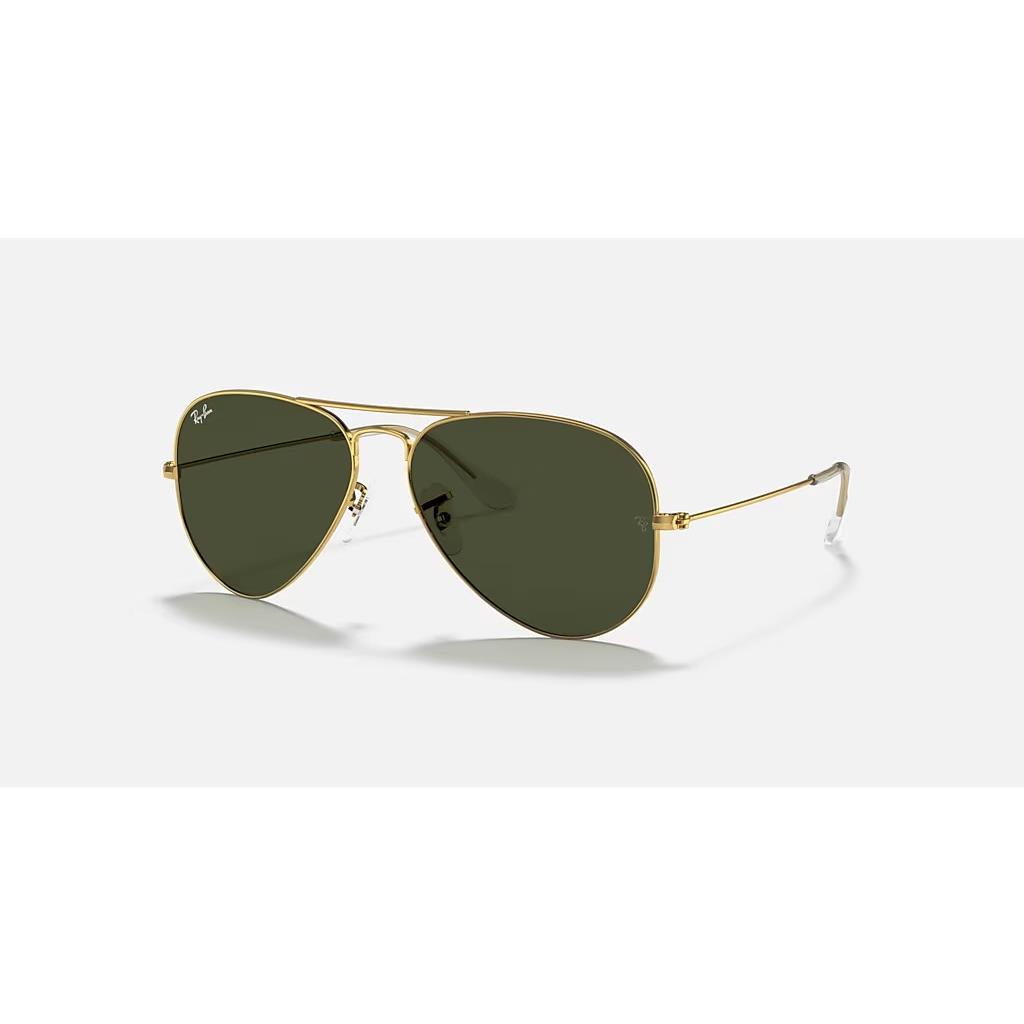 Aviator Classic Sunglasses in Gold and Green - RB3025 Ray-ban US