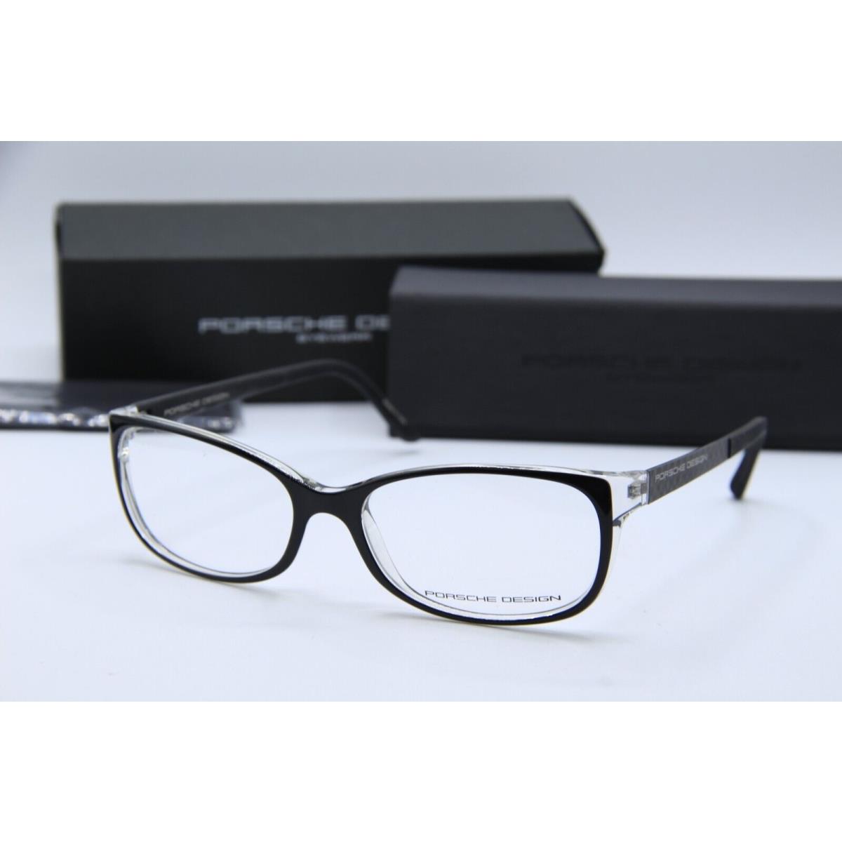 Porsche Design P`8247 A Black Clear Frames Eyeglasses 55-16