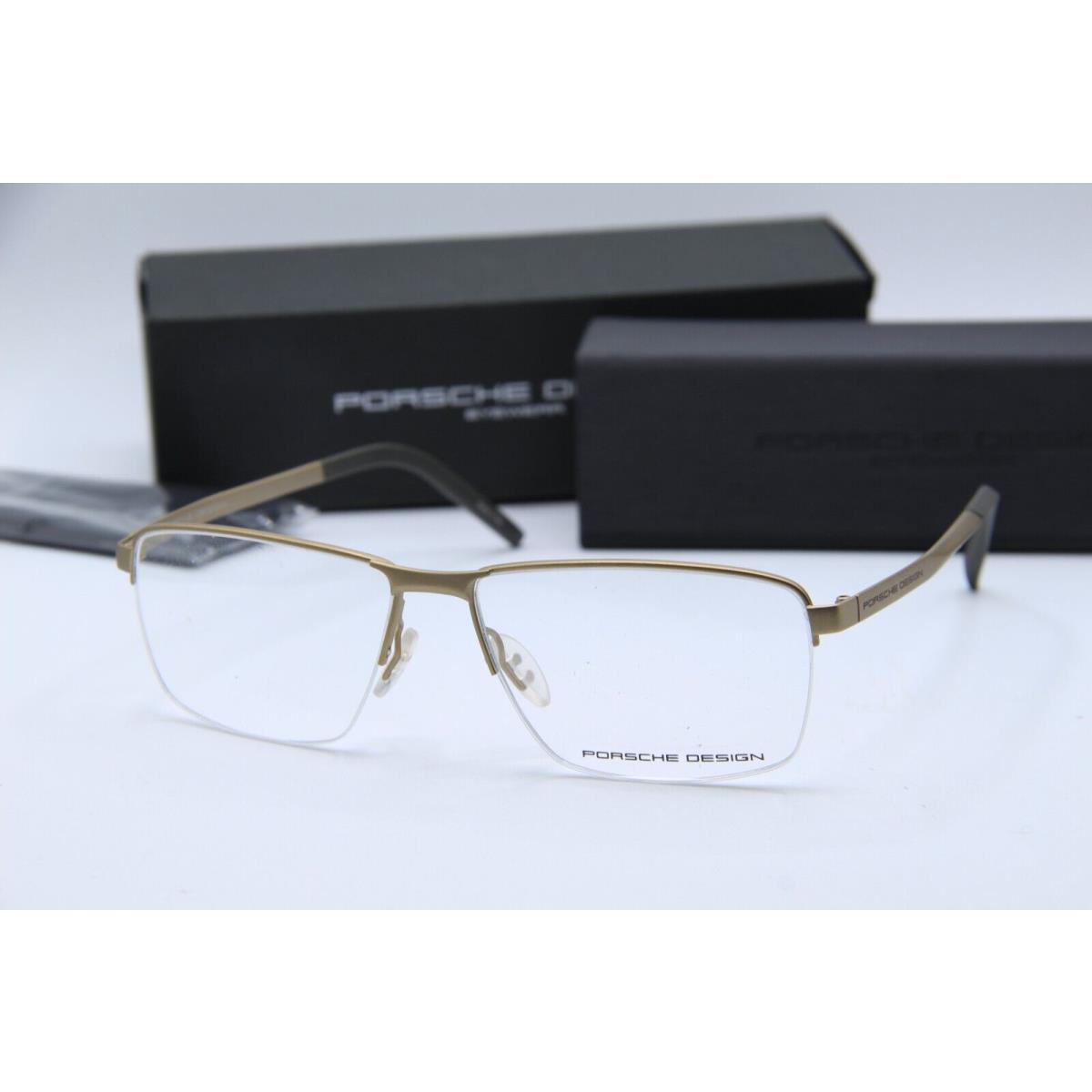 Porsche Design P`8318 B Gold Black Frames Eyeglasses 57-15