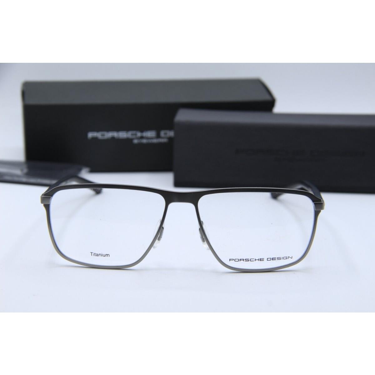 Porsche Design P`8285 C Gunmetal Black Frames Eyeglasses 56-14