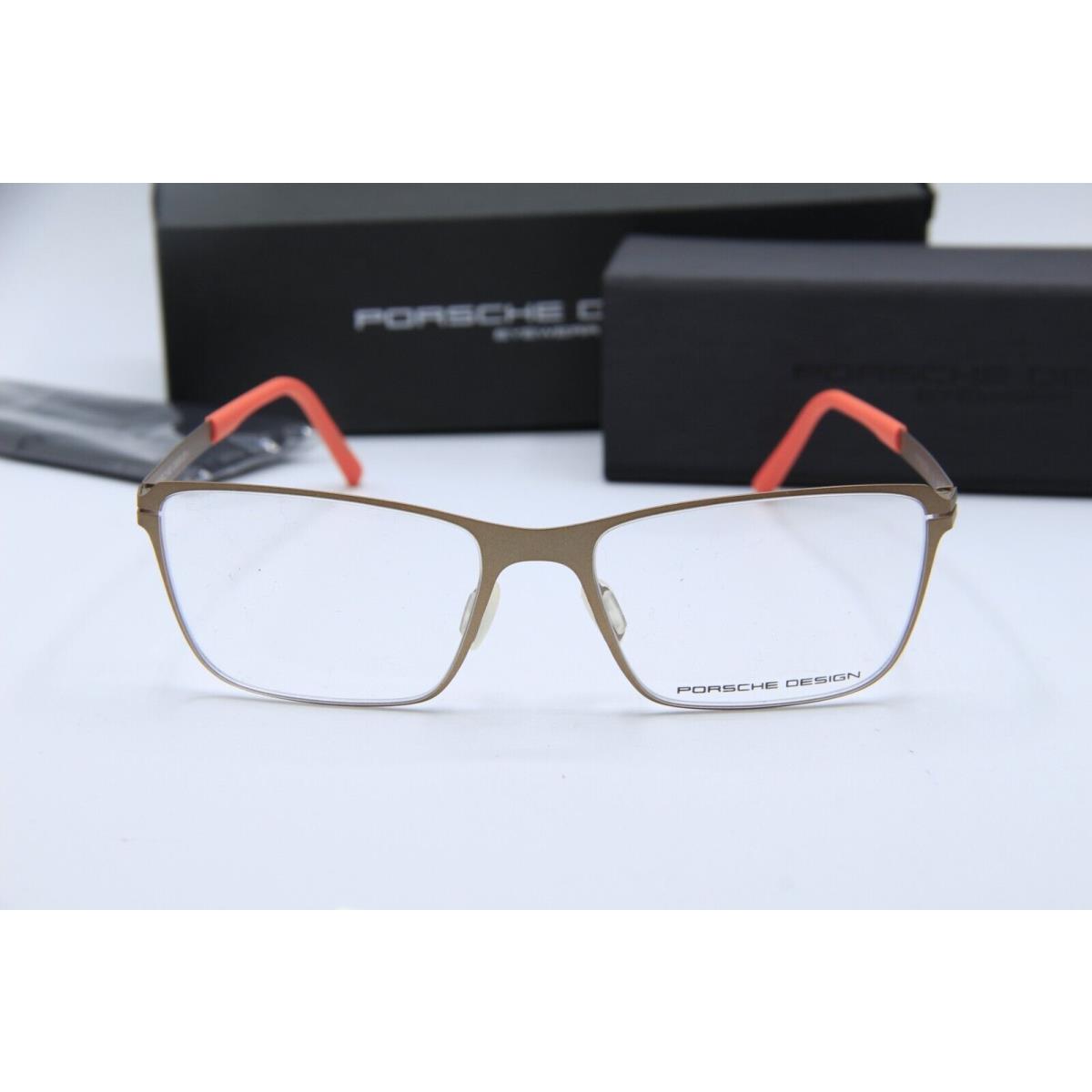 Porsche Design P`8263 B Gold Neon Pink Frames Eyeglasses 54-17