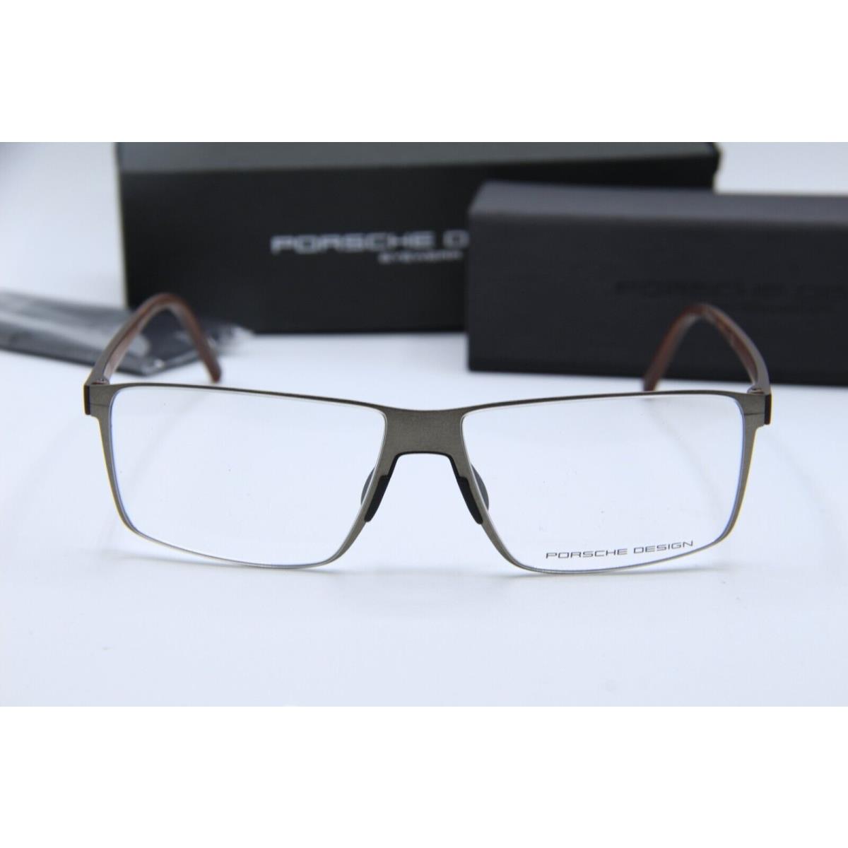 Porsche Design P`8308 B Gunmetal Brown Frames Eyeglasses 57-14