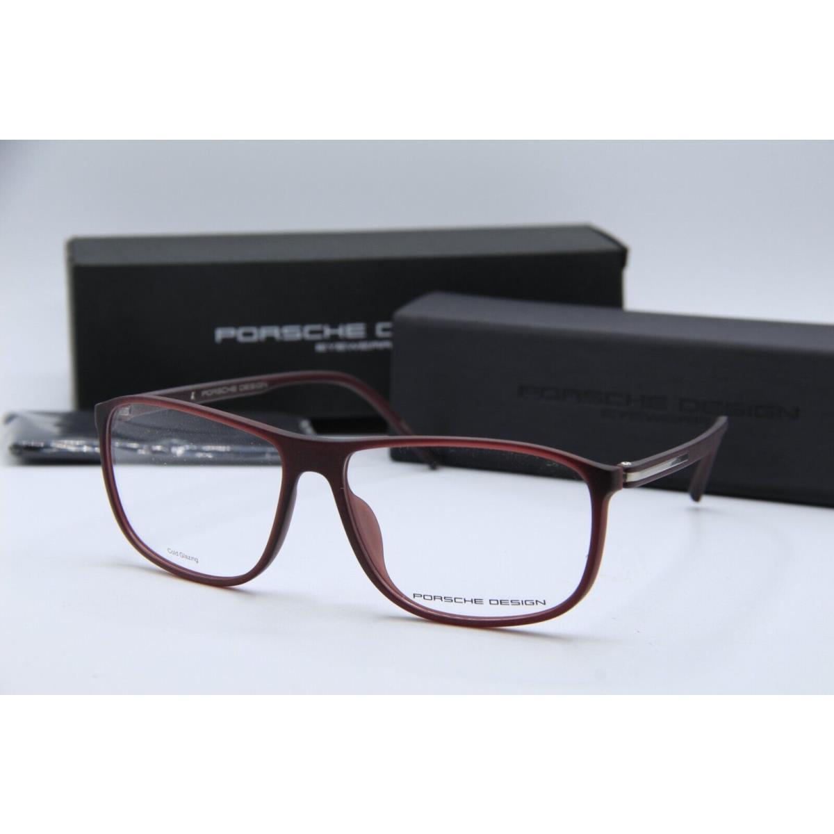 Porsche Design P`8278 D Burgundy Frames Eyeglasses 58-14