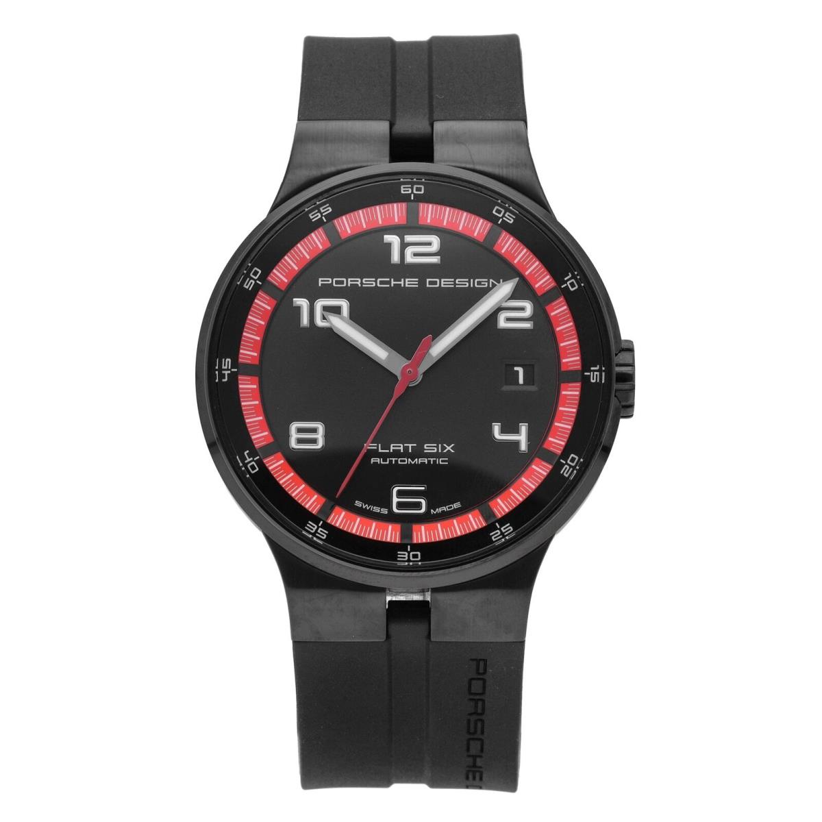 Porsche Design Flat Six 40mm Black Dial Automatic Men s Watch P.635143441254