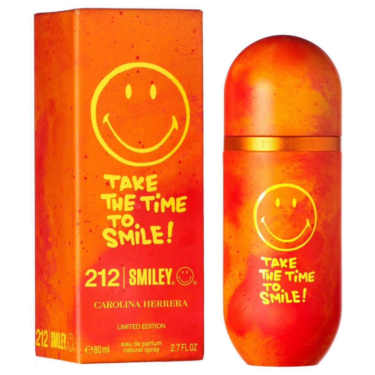 Carolina Herrera 212 Vip Smiley Limited Edition Eau DE Parfum 2.7 OZ