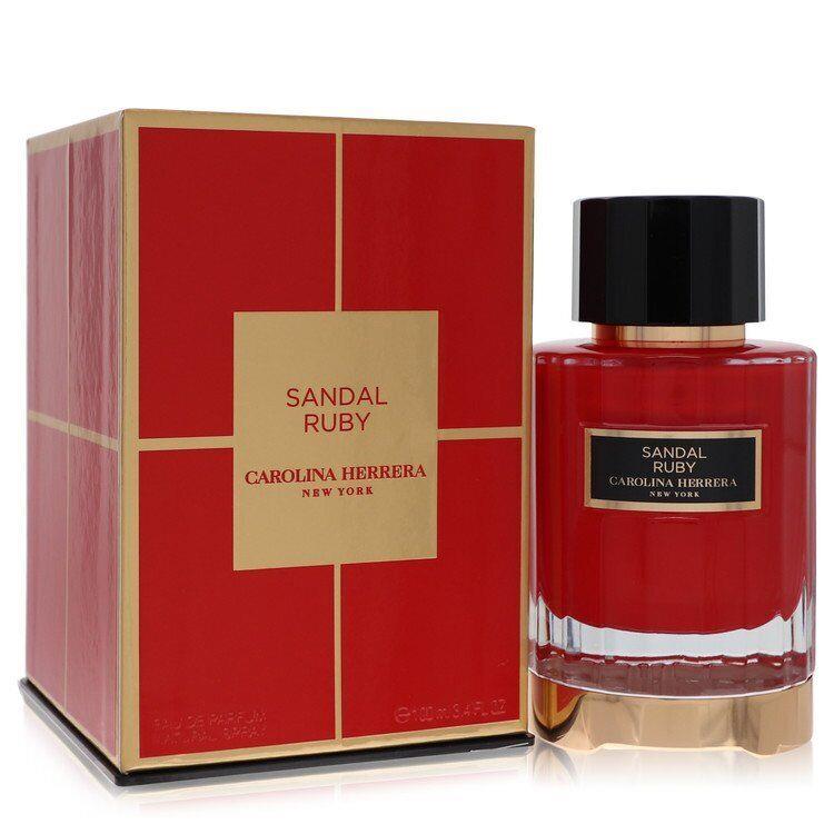 Sandal Ruby by Carolina Herrera Eau De Parfum Spray Unisex 3.4 oz For Women