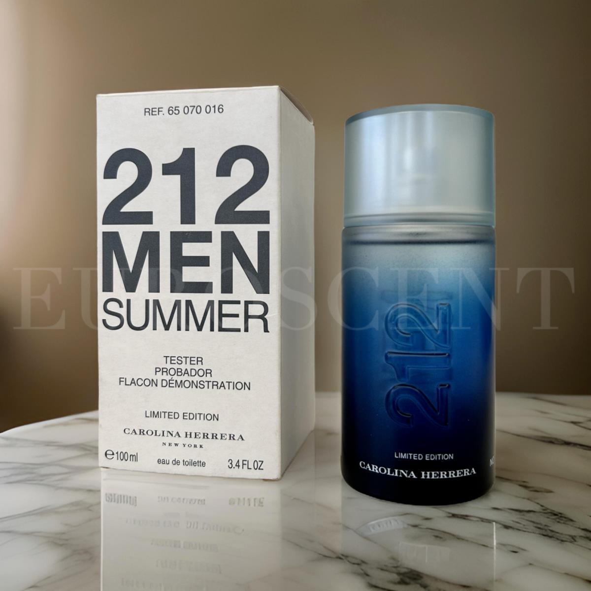 Carolina Herrera 212 Men Summer Limited Edt 100ML 3.4oz