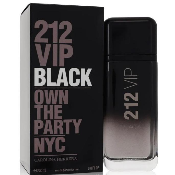 212 Vip Black by Carolina Herrera Men 200ml-6.8oz Edp Cologne Spr BA36