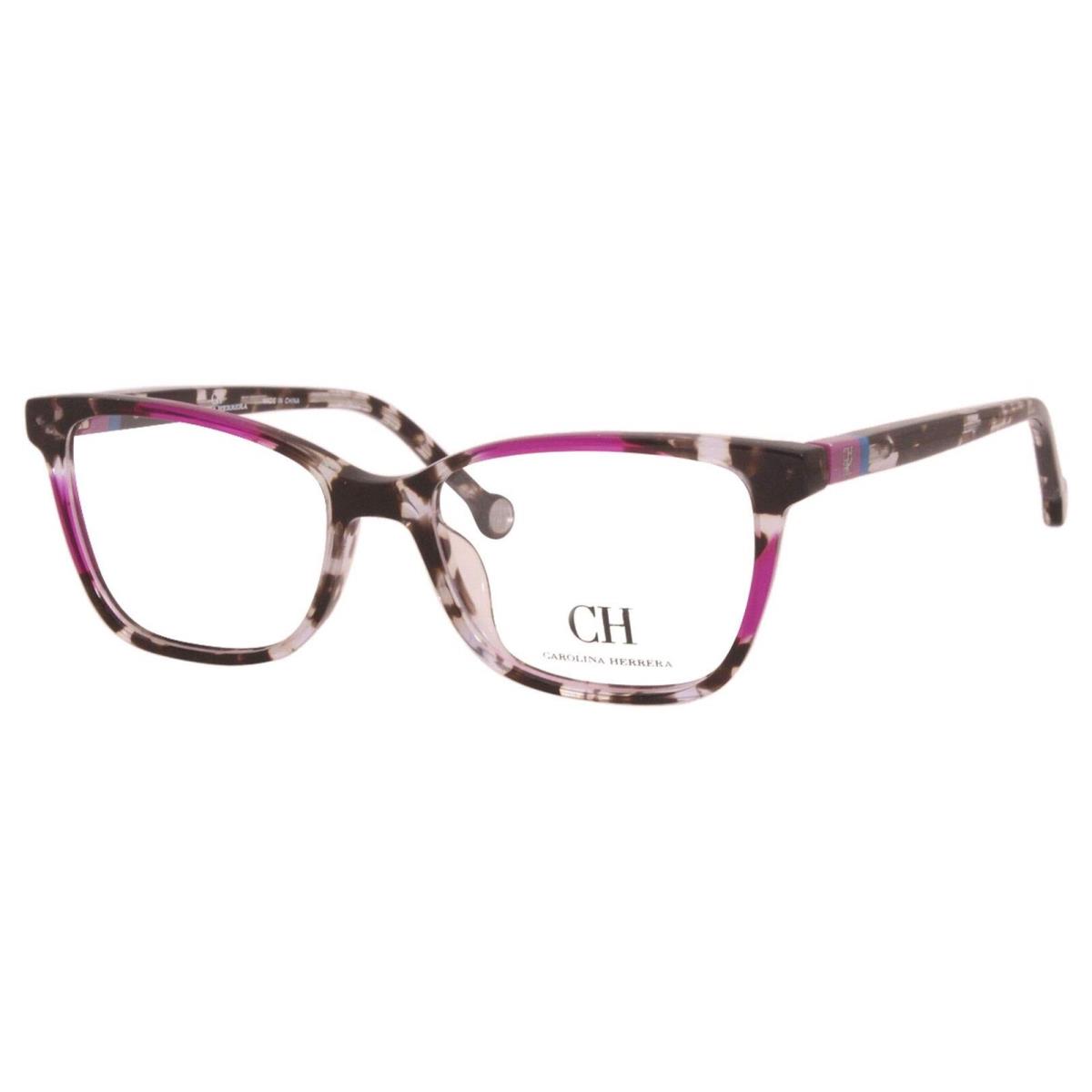 Eyeglasses CH by Carolina Herrera Vhe 856 K Tortoise Blue 0781