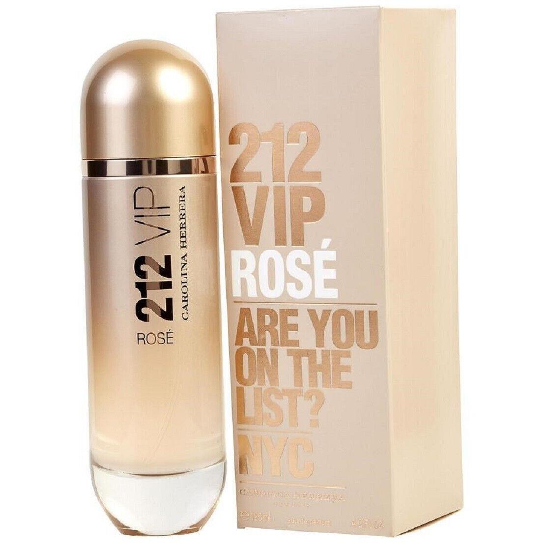 212 Vip Rose Carolina Herrera 4.2 oz / 125 ml Eau de Parfum Women Perfume