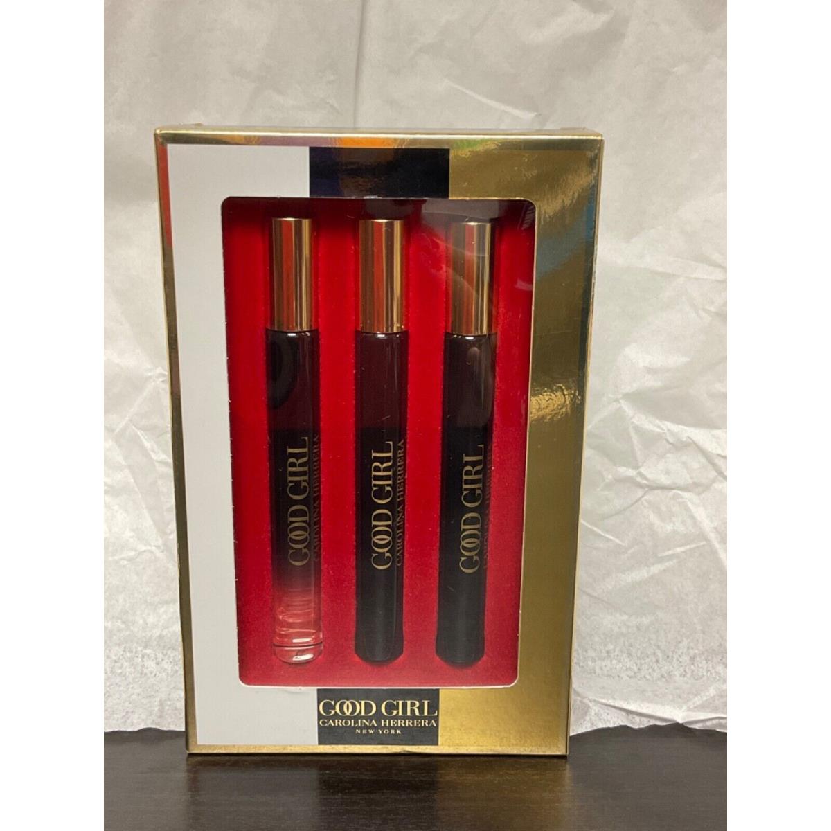 Carolina Herrera Good Girl 3pcs Roll-on Set - 0.34oz Each